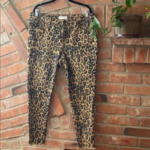 Size 14 leopard print pants!